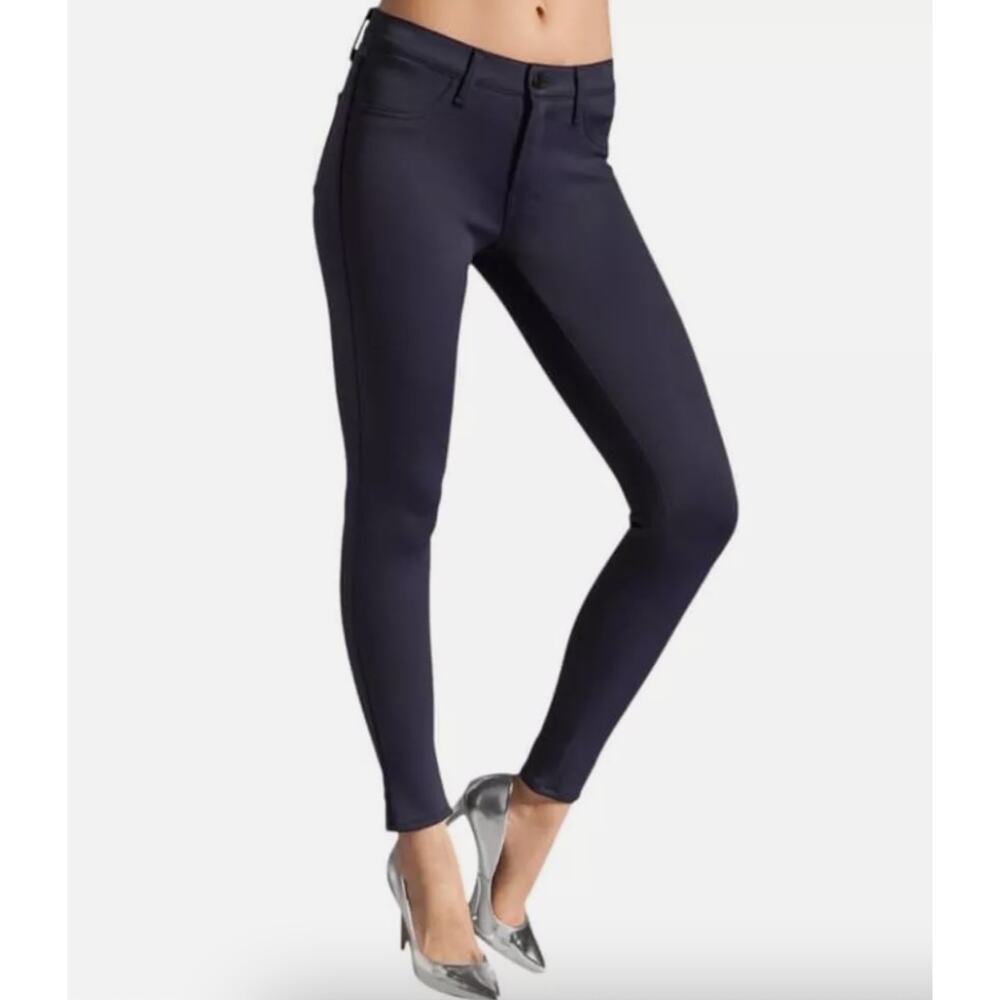 J Brand Capri Odyssey Neoprene Feel Black Pants Size 28